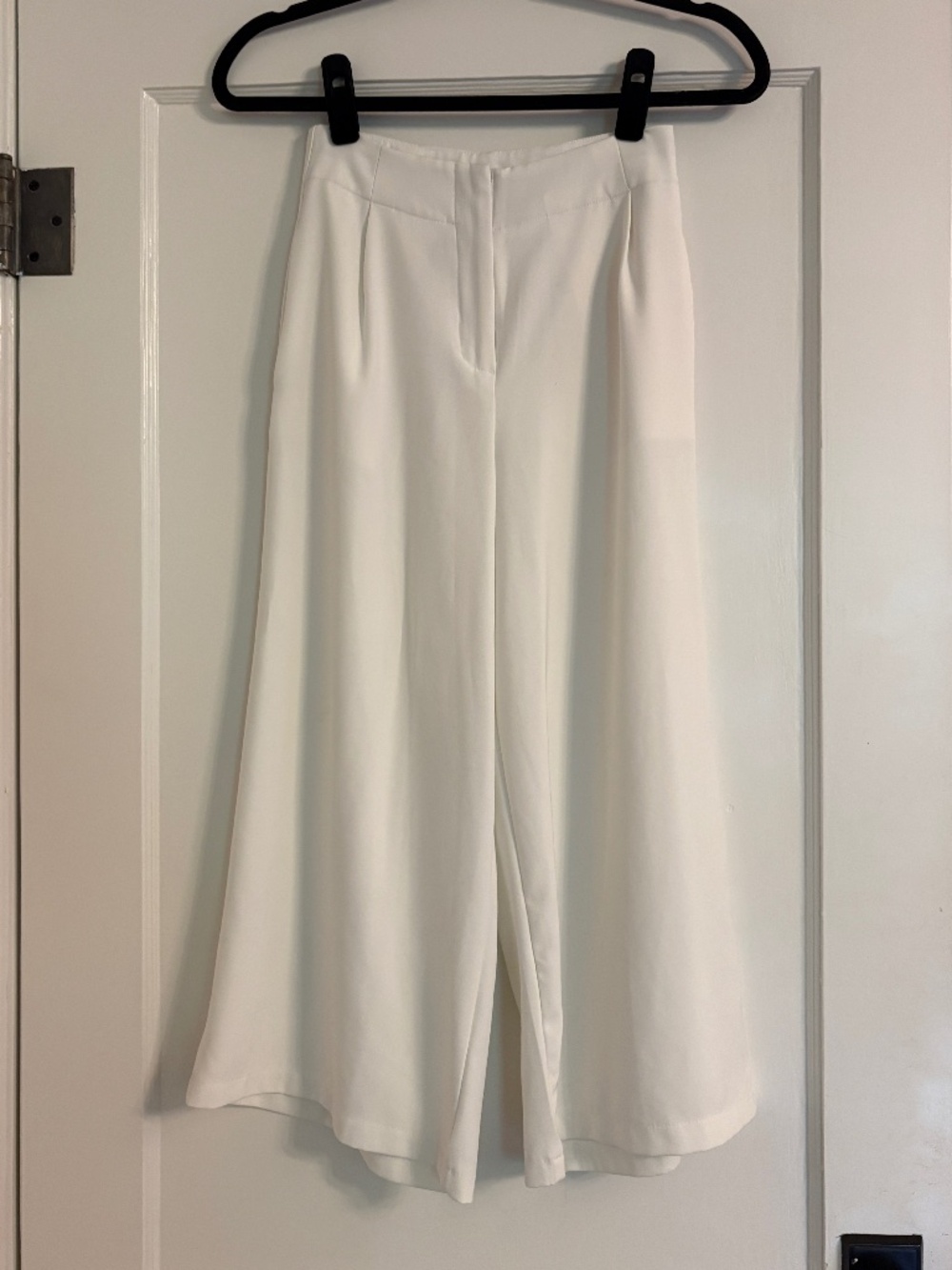 Indikah Starke High-Waisted Cropped Wide-Leg Trousers